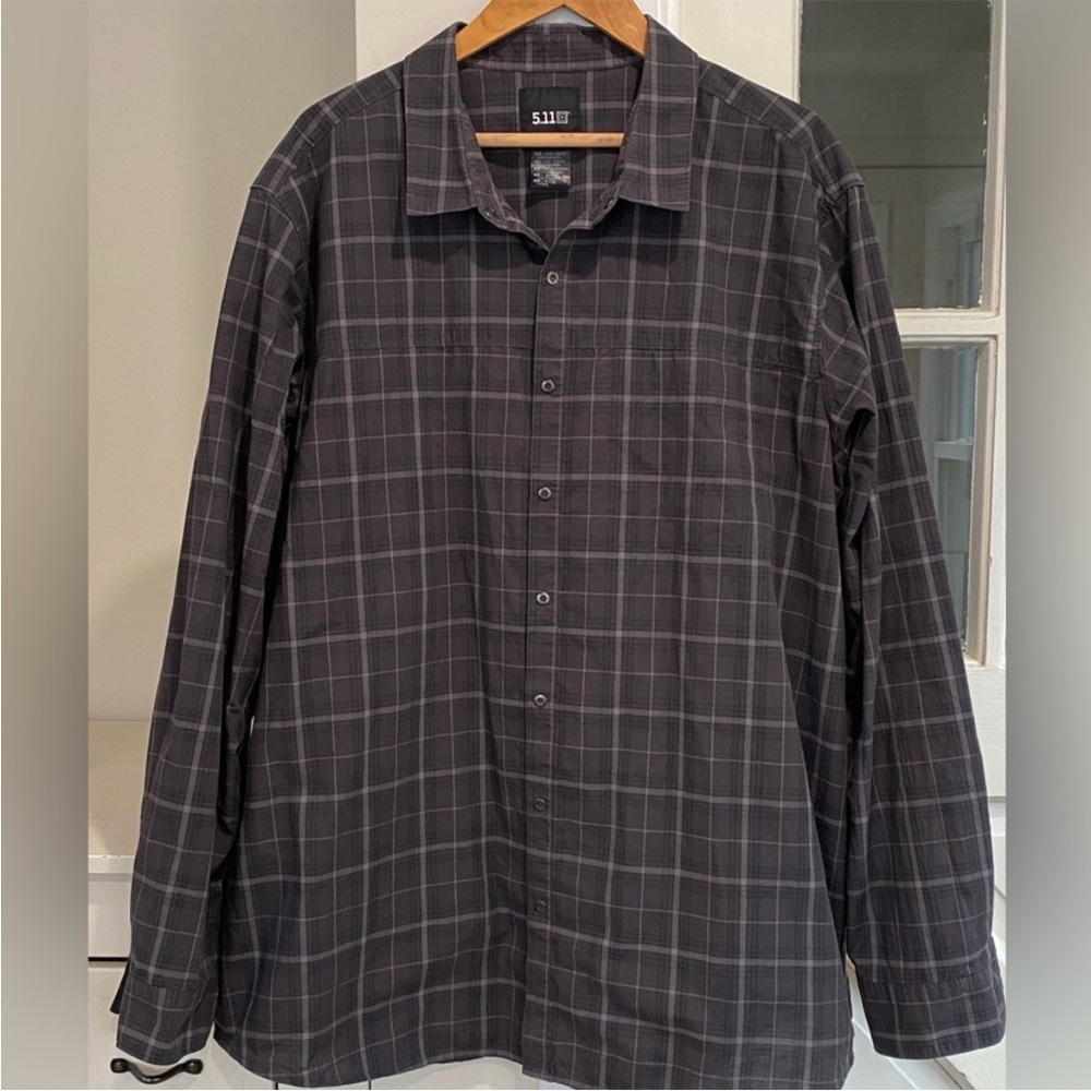 5. 11 Tactical Men's Casual Button Down Shirt